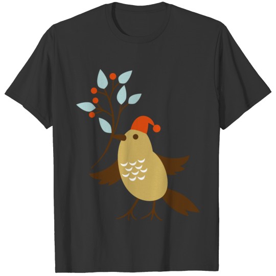 Christmas Bird T Shirts