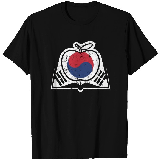 South Korean Teacher Appreciation South Korea Flag T Shirts
