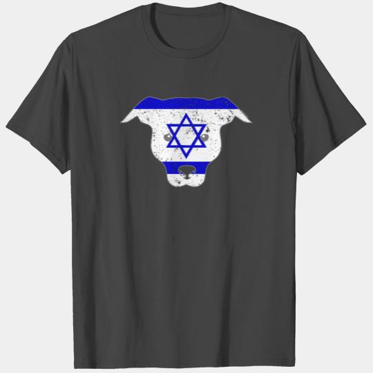 Cute Dog Israel Flag Israeli Flag T Shirts