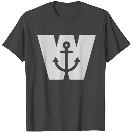 Wanker W Anchor T Shirts