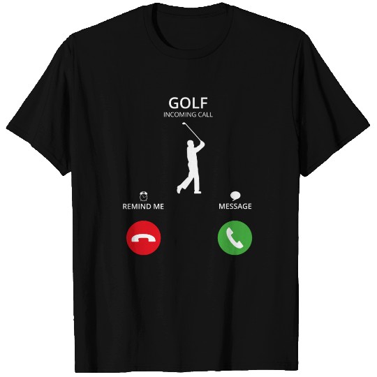 Call Mobile Anruf golf sports golfer caddi T Shirts