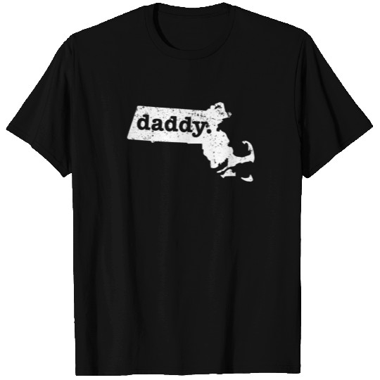 Funny Daddy Massachusetts Daddy To Be T Shirts