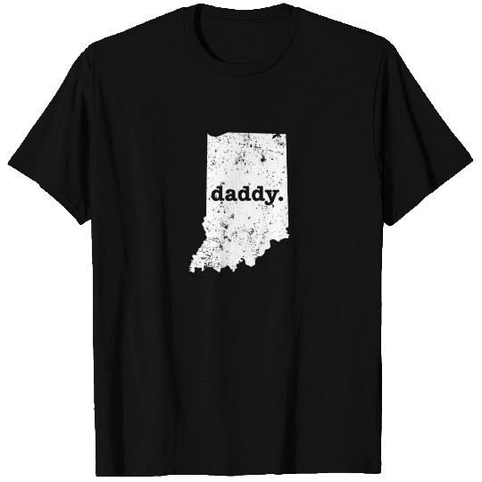 Funny Daddy Indiana Daddy To Be T Shirts
