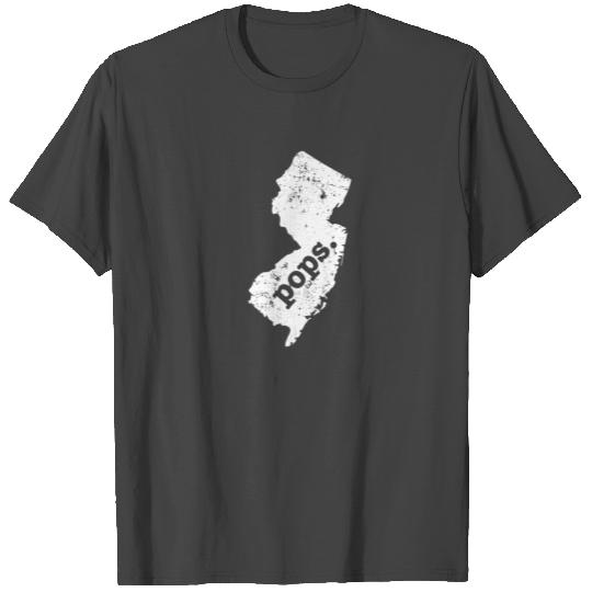 Best Pops New Jersey Grandpop Pop T Shirts