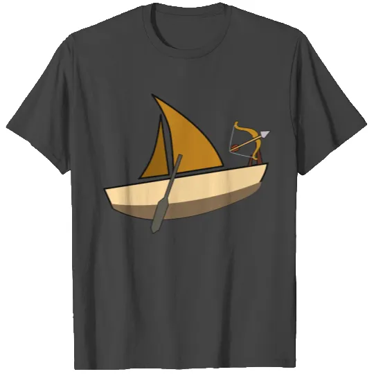 ship boat canoe sailboat submarine yacht anchor40 T Shirts