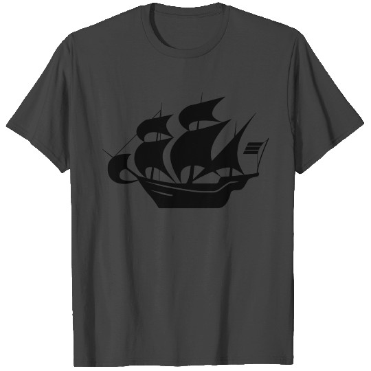 ship boat canoe sailboat submarine yacht anchor89 T Shirts