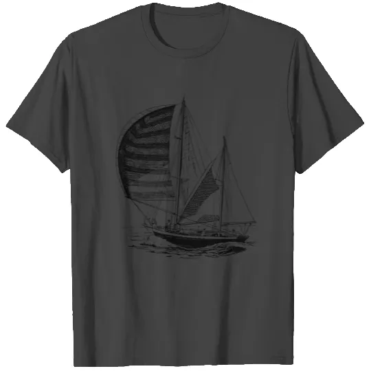 ship boat canoe sailboat submarine yacht anchor368 T Shirts