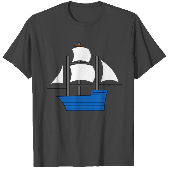 ship boat canoe sailboat submarine yacht anchor380 T Shirts