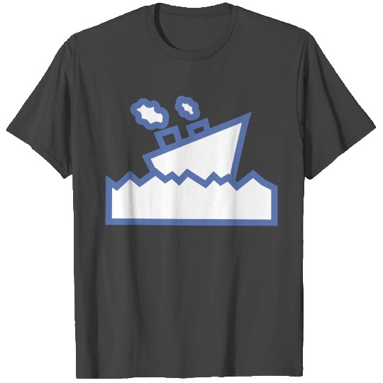 ship boat canoe sailboat submarine yacht anchor411 T Shirts