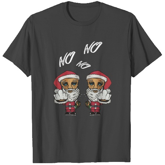 bad santa christmas party crasher T Shirts