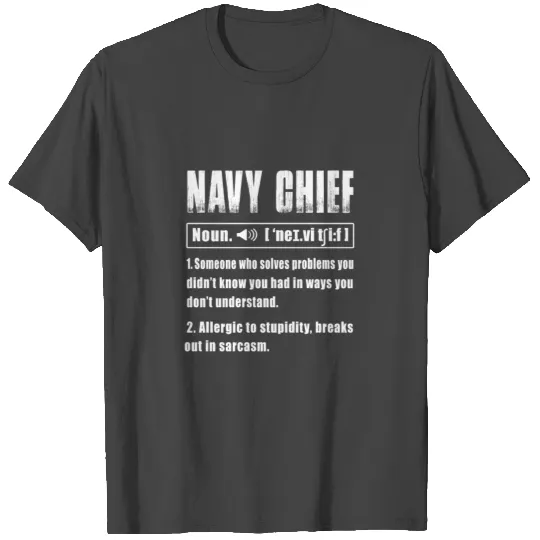 Navy Chief Noun T Shirts