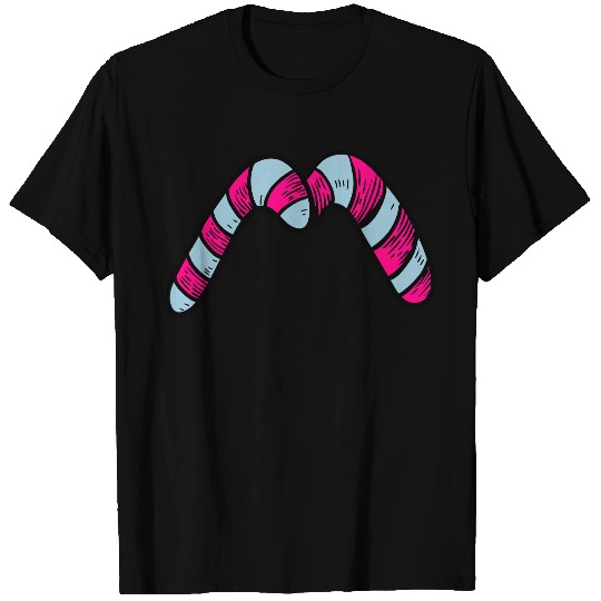 Candy canes "M" T Shirts