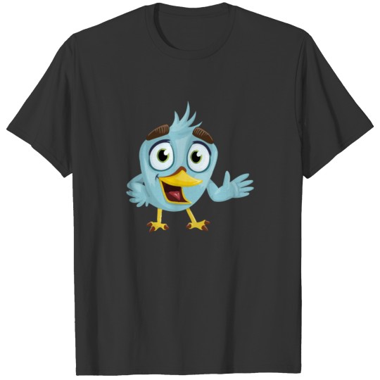Cartoon charming bird T-shirt