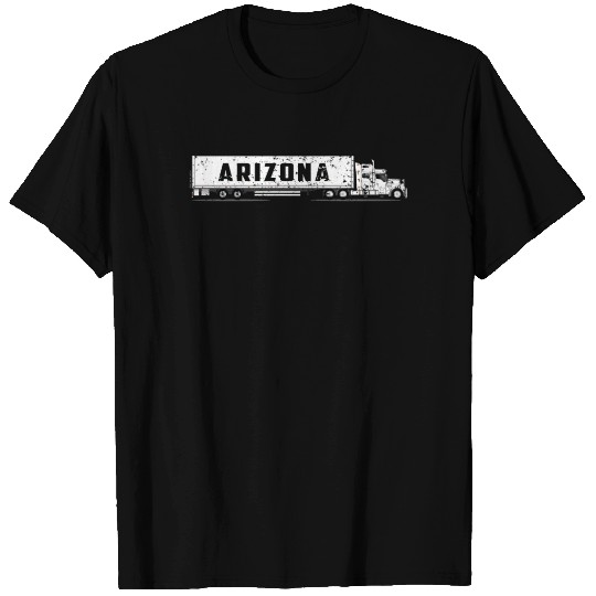 Semi Truck Driver Arizonna CDL Training T Shirts Gift