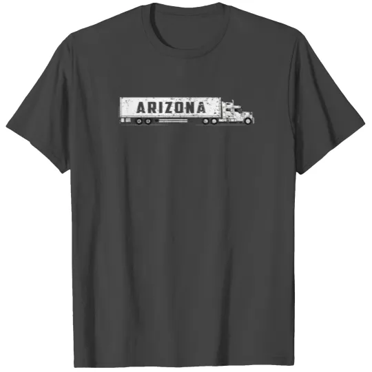 Semi Truck Driver Arizonna CDL Training T Shirts Gift