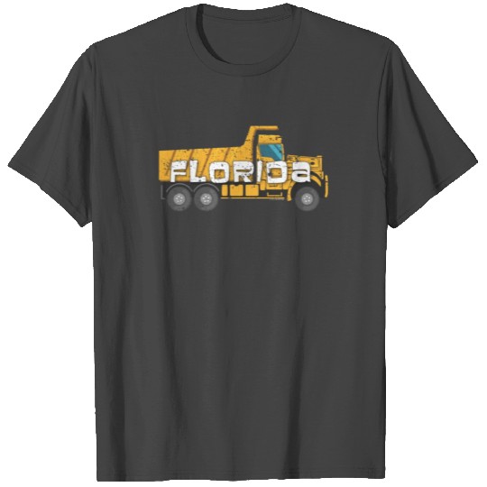 Semi Dump Truck Florida Dirt Dump Truck T Shirts