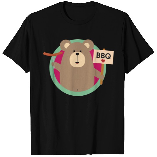 Grizzly Love BBQ Sausage Gift T Shirts