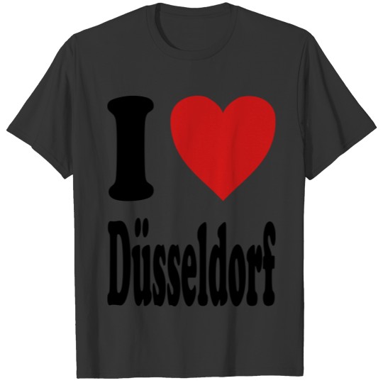I love Duesseldorf (variable colors!) T-shirt