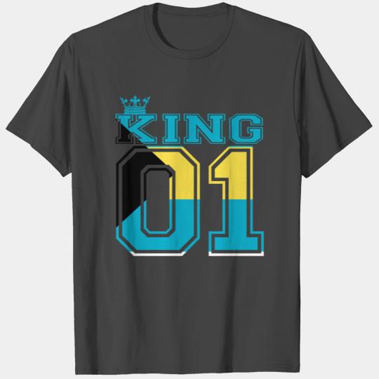 couple land king 01 prince Bahamas T Shirts