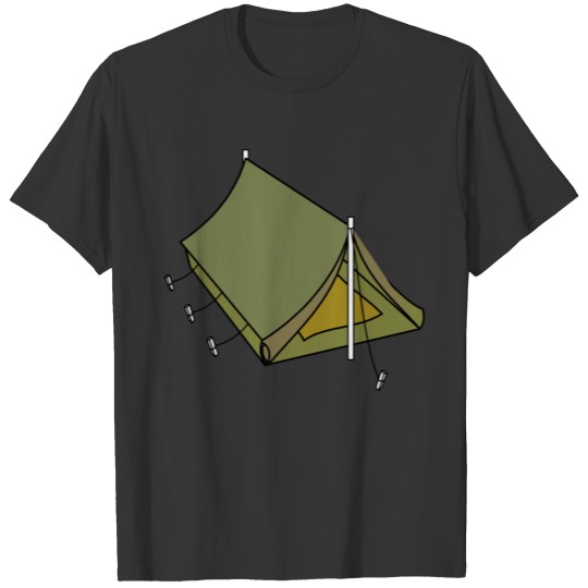 camping campfires camper scouts tent teepee cookin T-shirt