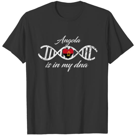love my dna dns land country Angola T-shirt