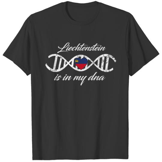 love my dna dns land country Liechtenstein T-shirt