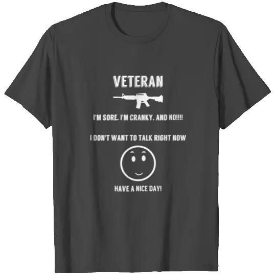 Cranky Vet White T Shirts
