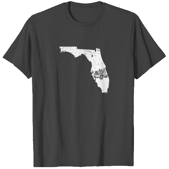 Florida Long Haul Trucker T Shirts 18 Wheeler Trucks T Shirts