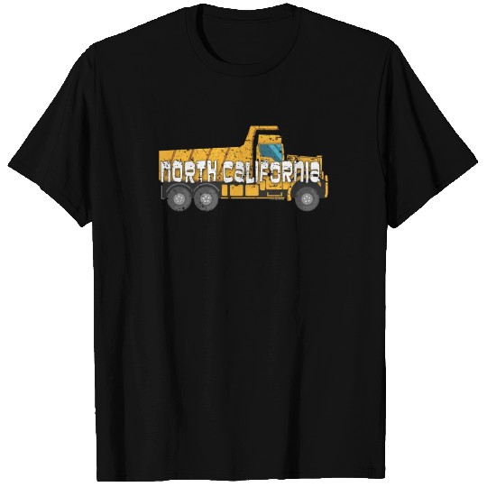 Best Dump Truck Driver North California Construction T Shirts