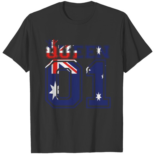 partner land queen 01 princess Australien T-shirt