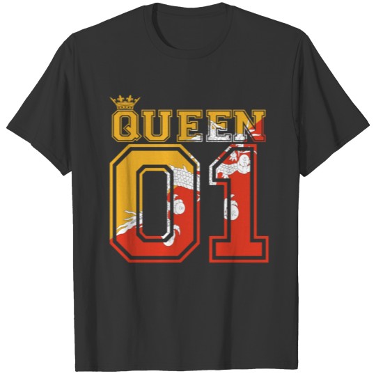 partner land queen 01 princess Bhutan T-shirt