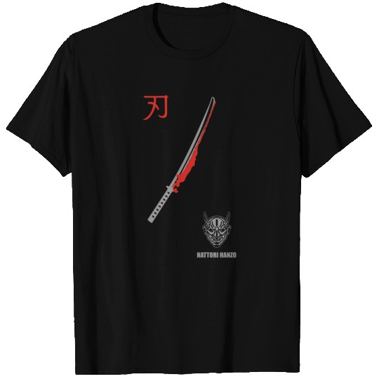 MENS HATTORI HANZO KILL BILL SAMURAI SWORDS JAPAN T Shirts