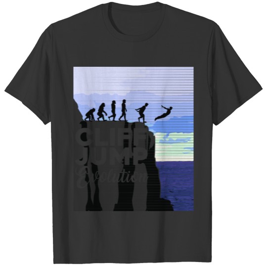 Cliff Jumping Evolution T-Shirt T-shirt