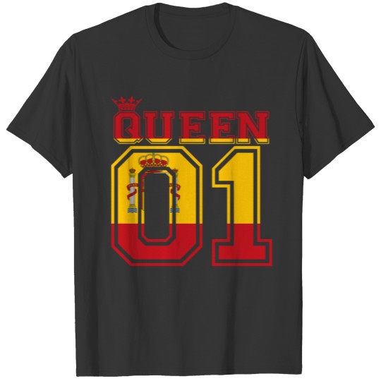 partner land queen 01 princess Spanien T-shirt