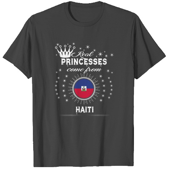 queen love princesses HAITI T Shirts