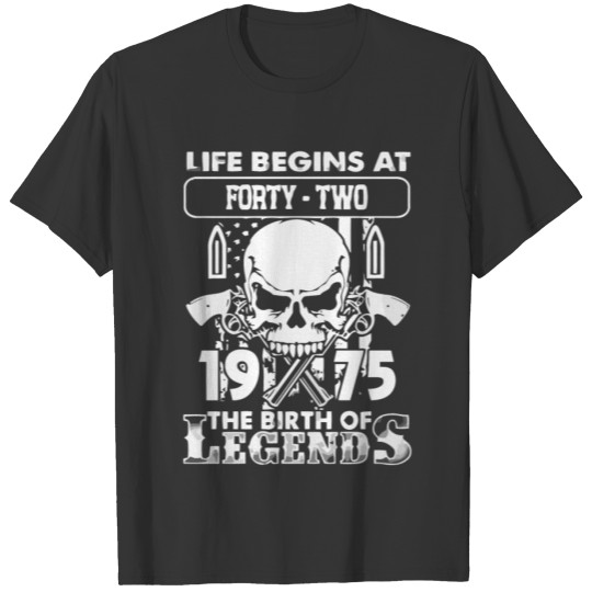 1975 the birth of Legends shirt T-shirt