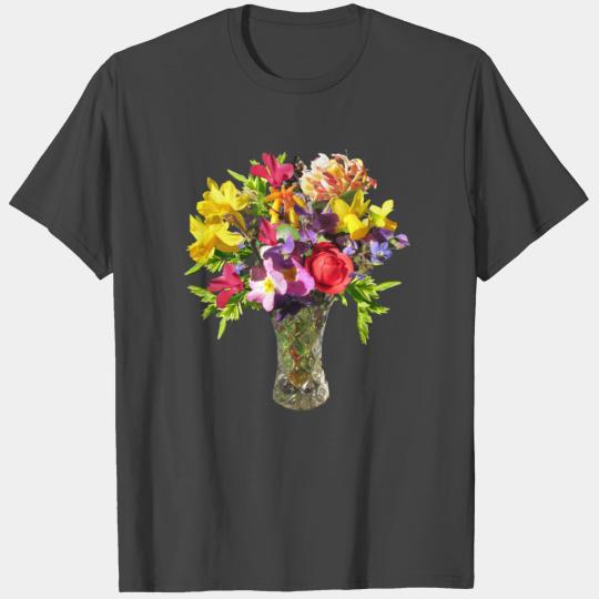 flowers lilies tulips orchids sunflower dahlia ger T Shirts