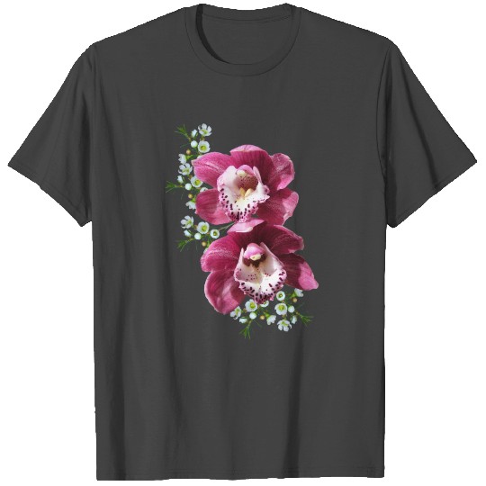 flowers lilies tulips orchids sunflower dahlia ger T Shirts