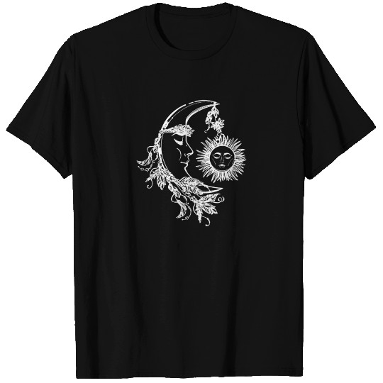 Day Night Moon Sun T Shirts