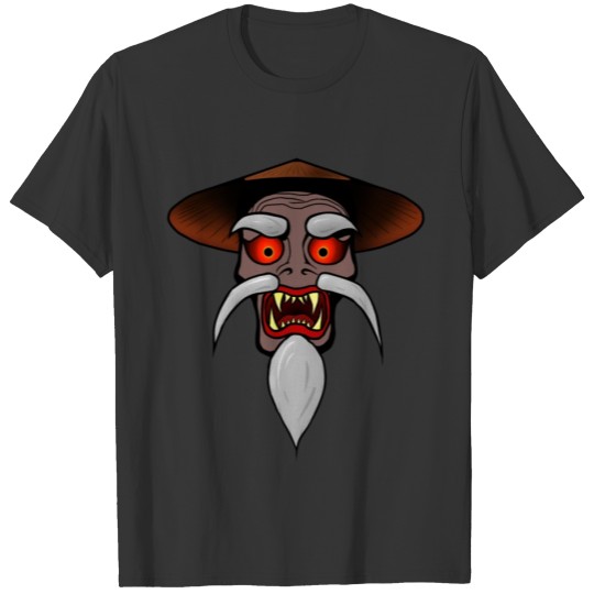 Demon Sensei Scary Face T-shirt