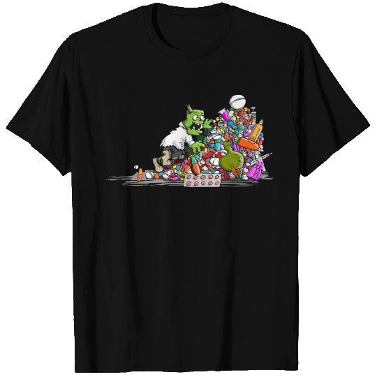 zombie monster robot dragon halloween6 T Shirts