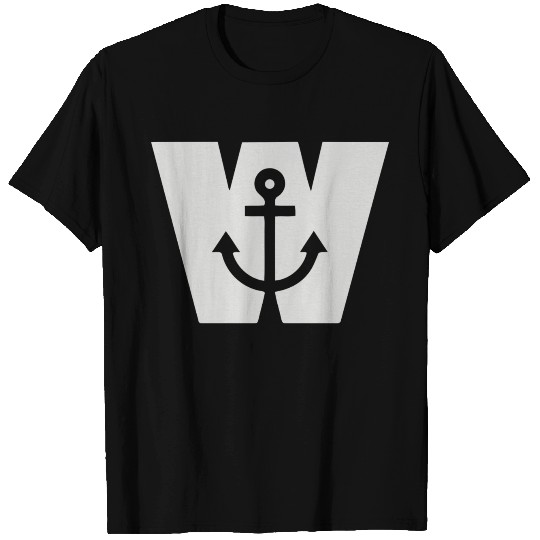 Wanker W Anchor T Shirts
