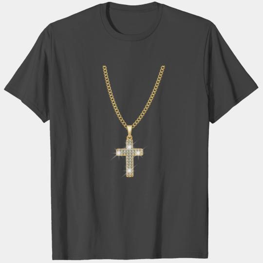 I love Jesus Christ Gold Necklace Present Gift T Shirts