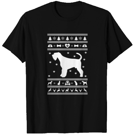 Airedale Dog Ugly Christmas Sweater T Shirts
