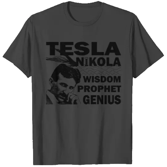 nikola tesla genius electric lightning voltage T Shirts