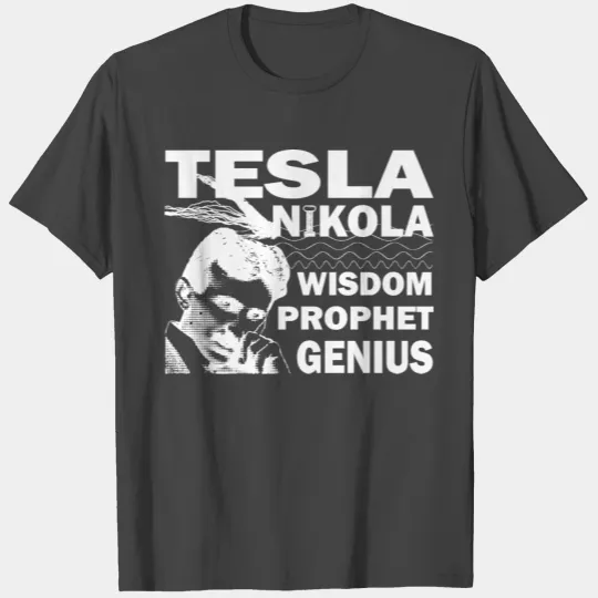 nikola tesla genius electric lightning voltage T Shirts