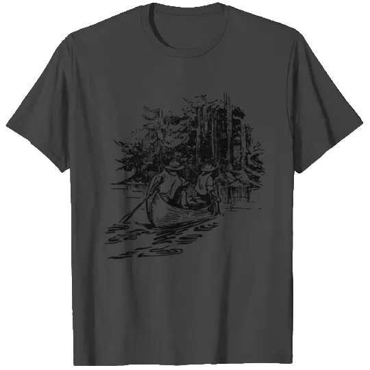 canoe kayak kanu kahn paddelboot ruderboot1 T Shirts