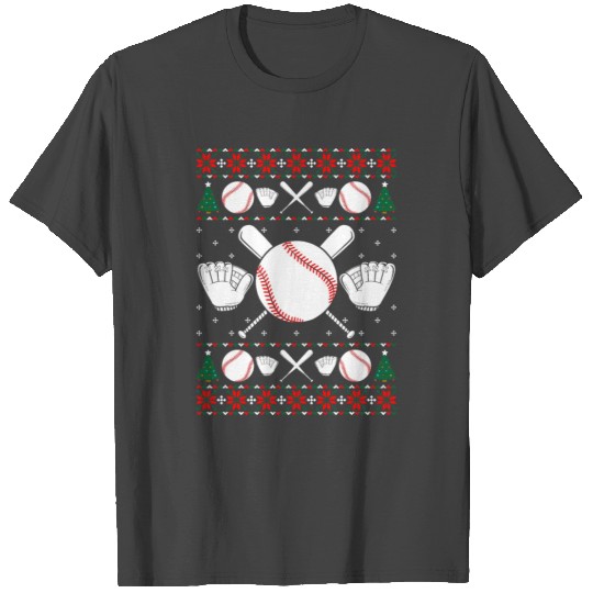 Baseball Ugly Christmas Sweater T Shirts