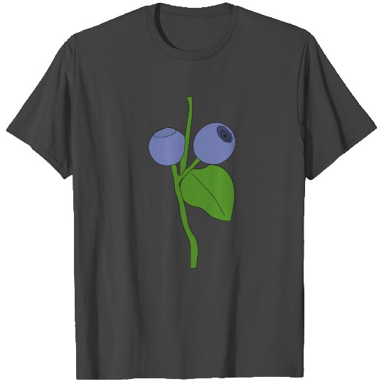 blueberry blaubeere heidelbeere veggie gemuese fru T Shirts
