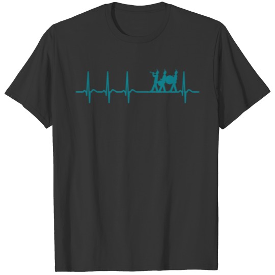 Heartbeat Marching Band musician Cool Funny Gift T Shirts